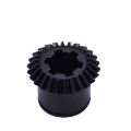 Black Precision Custom Nylon Plastic Worm Gear